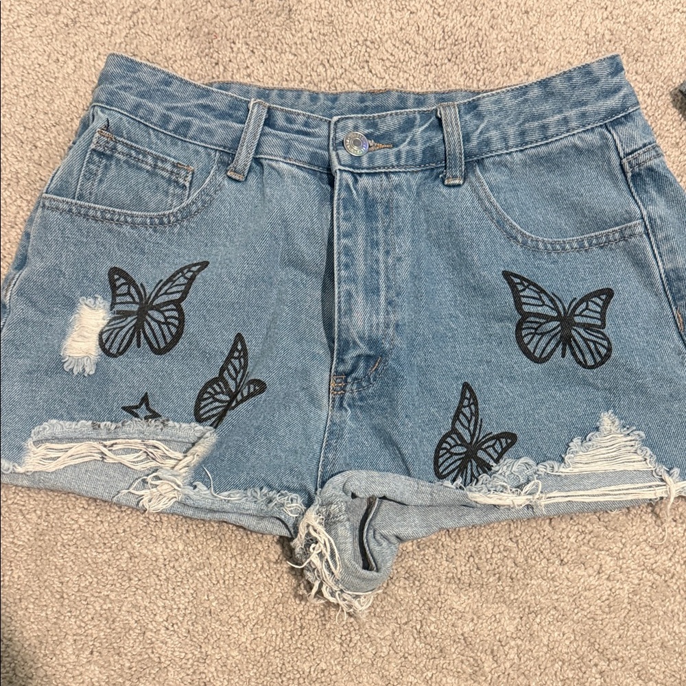 Set of 4 - Denim Shorts Set - Picture 5 of 5